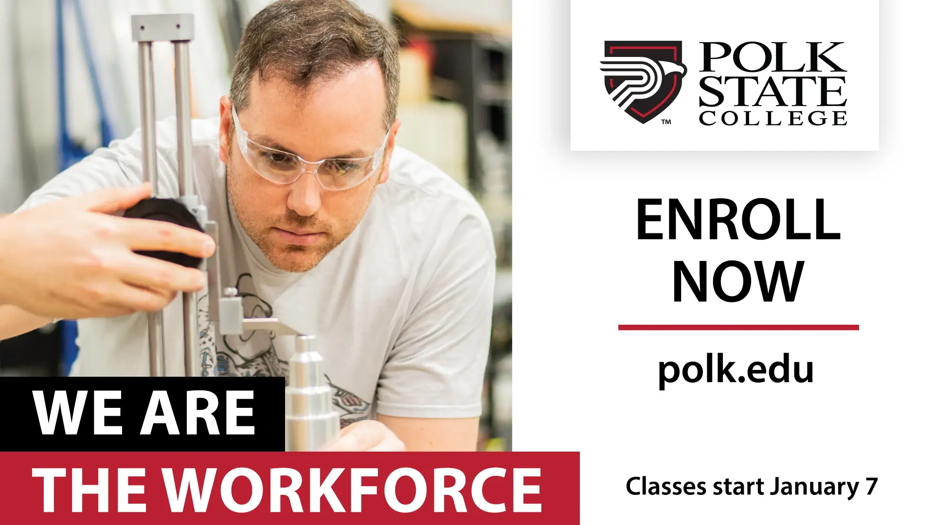 Spring 2026 Semester begins at Polk State College, enrollment continues for 2/5 and 3/5 classes