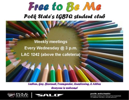 Free to be me event flier