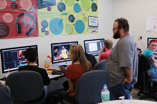 Students in Digital Media Lab