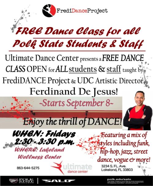 Fredidance Project event flyer