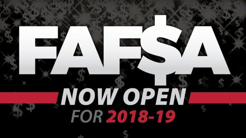 2018-19 FAFSA open