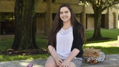 Polk State student Claudia Oppelt will travel to England as part of Polk State study-abroad trip.