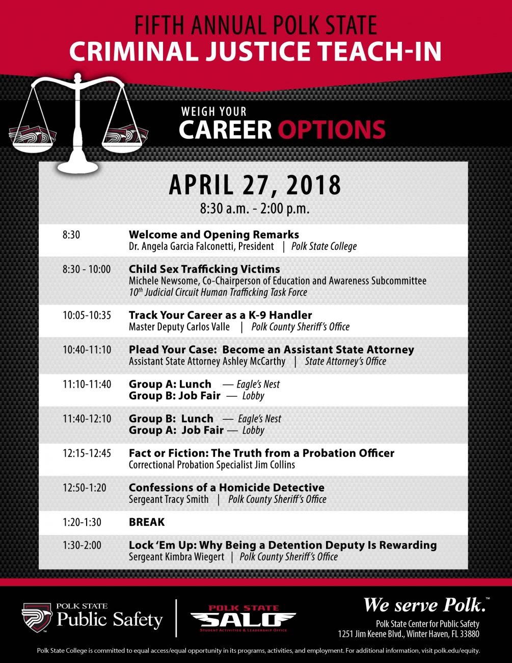 5th Annual Polk State Criminal Justice TeachIn Polk State College