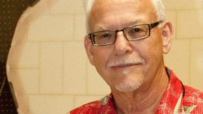 Art Professor Gary Baker, who retired from Polk State in late 2013 after 37 years of teaching. Baker died earlier this week at age 66.