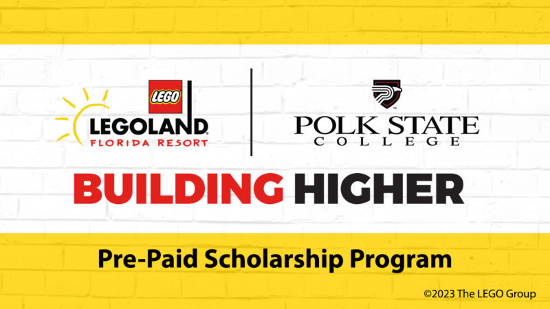 LEGOLAND Florida Resort Polk State College Building Higher Pre-Paid Scholarship Program