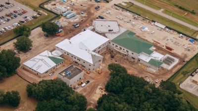 The Polk State Center for Public Safety will open in January. On Thursday, College and law enforcement officials, as well as members of the construction team, celebrated its progress with a "topping out" ceremony.