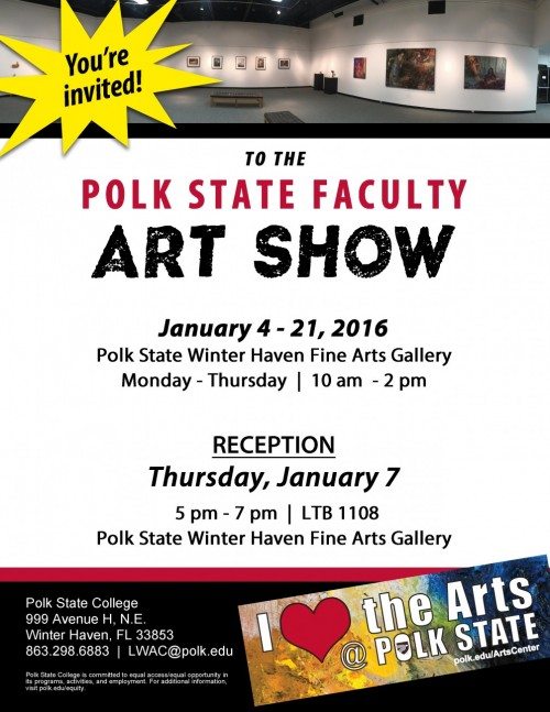 Faculty art show 160105