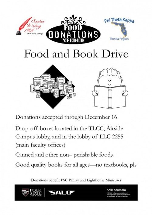 Food drive flyer Potrait