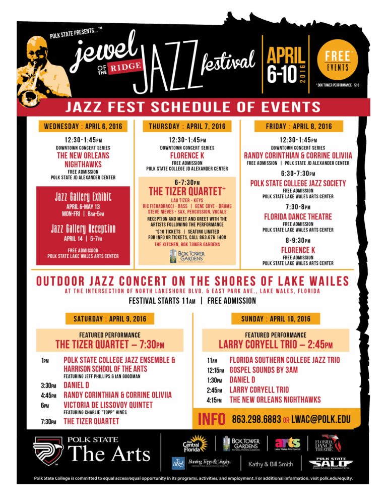 Jazz Fest Performance Daniel D Polk State College