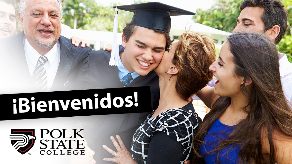 Hispanic students and families get warm from Polk State Polk