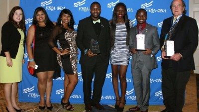 Polk State College students recently attended and competed in Phi Beta Lambda's National Conference, where they earned three top-10 finishes. From left, club adviser Kim Simpson and students Sonu Thakor, Diane Thomas, Jamie Butler, Ebony Bellamy, Cedriss Saint-Louis and Jim Harmon.