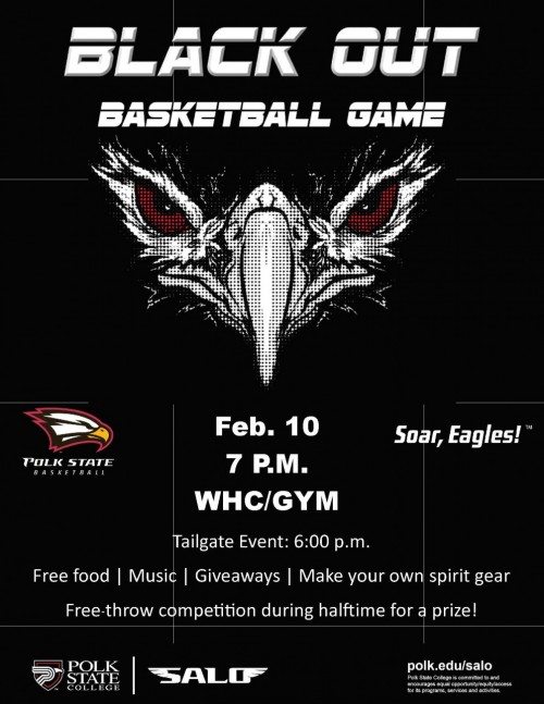 PSC Black-Out Game Flyer