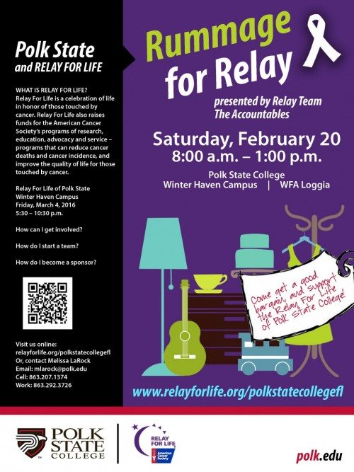 RUMMAGE FOR RELAY 2016