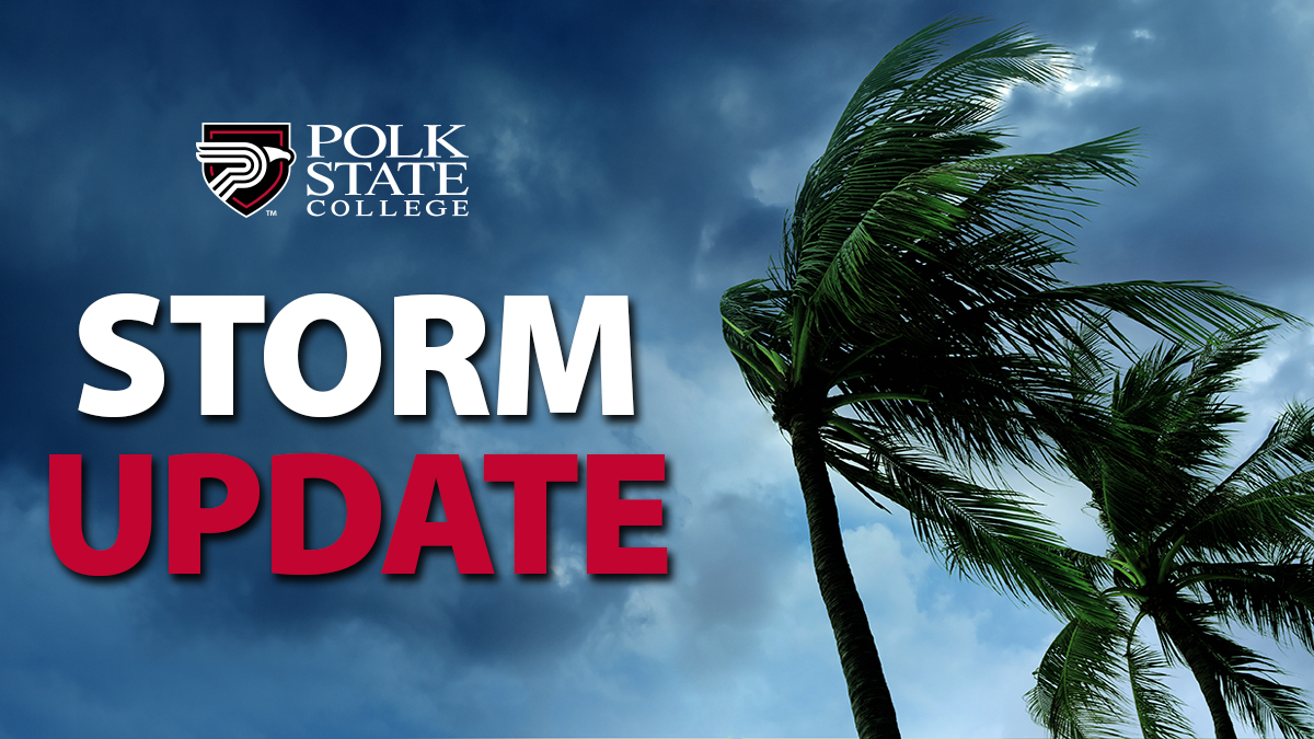 Polk State will be closed through Wednesday due to Hurricane Dorian