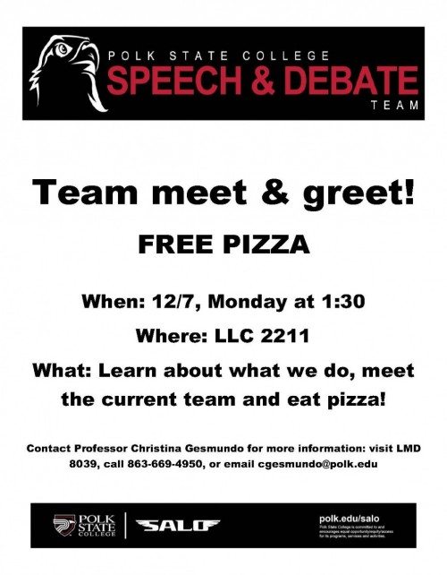 Team meet and greet flier