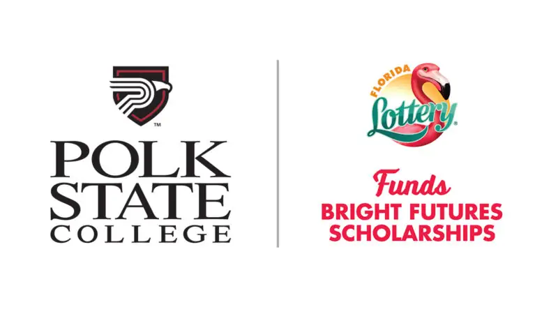 Polk State College and Florida Lottery logos