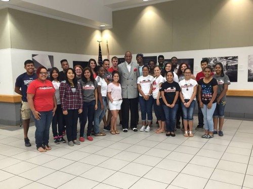 Our Fellow Eagleteers with local Franchisee, George Tinsley!