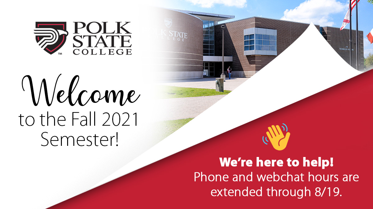 Fall 2021 classes begin, student services offering extended hours