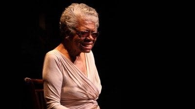 Maya Angelou, during her speaking engagement at Polk State Winter Haven in 2011.