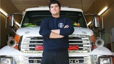 Jared vanHoek completed his paramedic training at Polk State and now works for Polk County Fire Rescue in Mulberry.