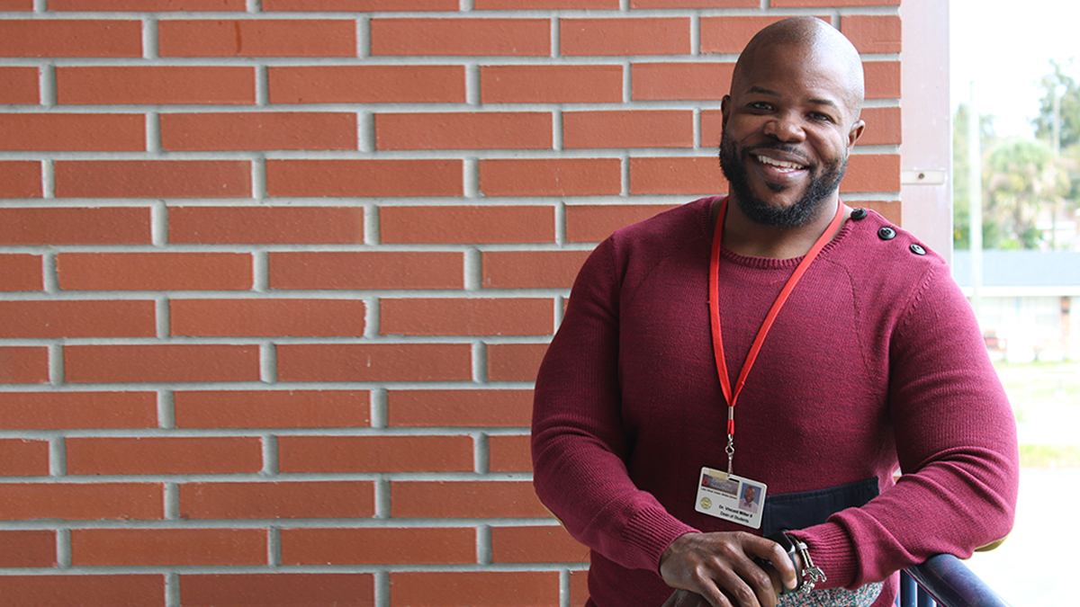 Polk County Public Schools Teacher Of The Year Is A Polk State Alum Who Believes In Giving Back To The Community That Educated Him Polk State College Polk County Public Schools Teacher Of The Year Is A Polk State Alum Who Believes In Giving Back To The Community That Educated Him Polk State College