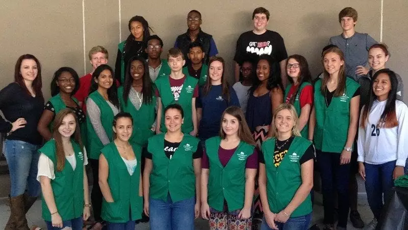 A group of Polk State Chain of Lakes Collegiate High School students recently completed Good Shepherd Hospice's volunteer training. While the training was required for the students' Executive Internship class, many have signed on as volunteers with Good Shepherd. All students received certificates of completion during a Tuesday ceremony. Students who will also be volunteering received green vests.