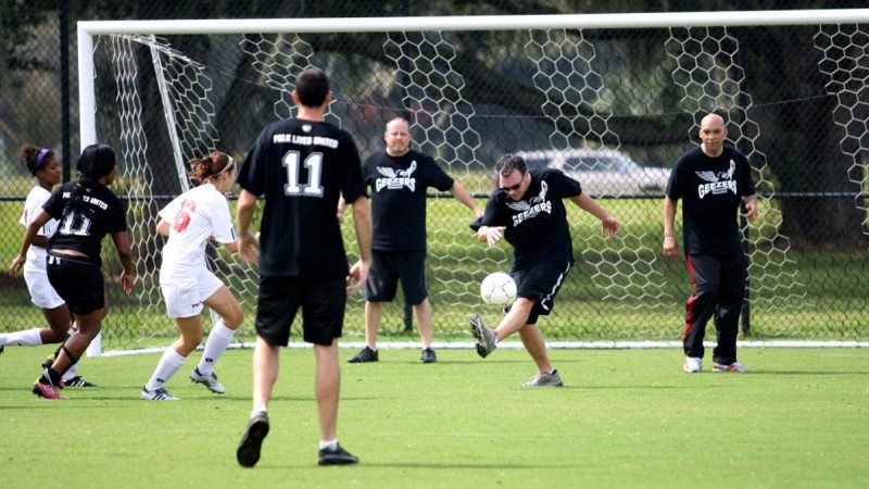 Polk State Soccer and members of the College's faculty and staff will face off on Oct. 24 during the College's third annual United Way Soccer Match.