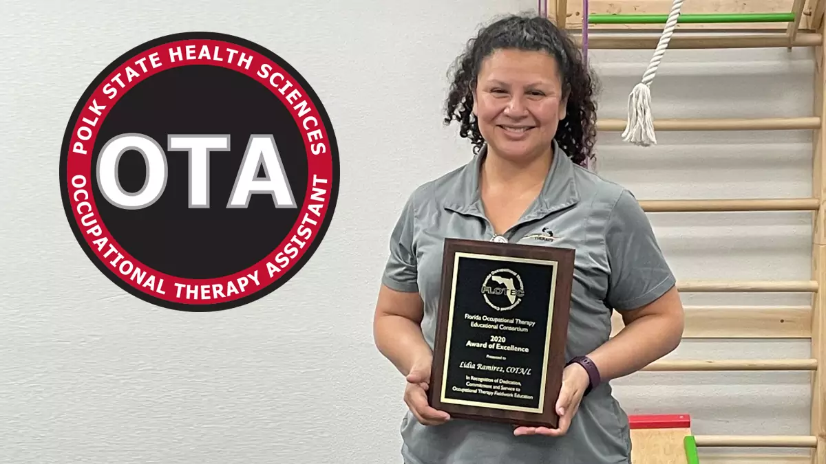 Polk State OTA grad awarded for paying it forward to students | Polk State  College