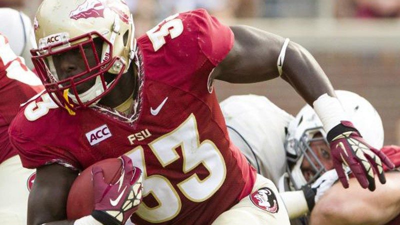 Former Polk student Freddie Stevenson now plays football for Florida State University, which will compete in the BCS National Championship against Auburn University.