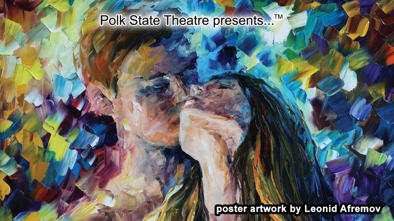 Leonid Afremov's painting titled "Close to You" is one of four being used to promote Polk State Theatre's 2013-14 season.